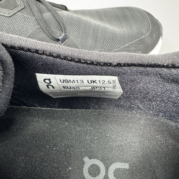 On Cloud X 3 AD Men’s Black Running Shoes Sneakers Size 13 - Picture 4 of 10